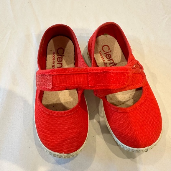 Cienta Kids Mary Jane Shoe RED 6.5 infants - Picture 5 of 6